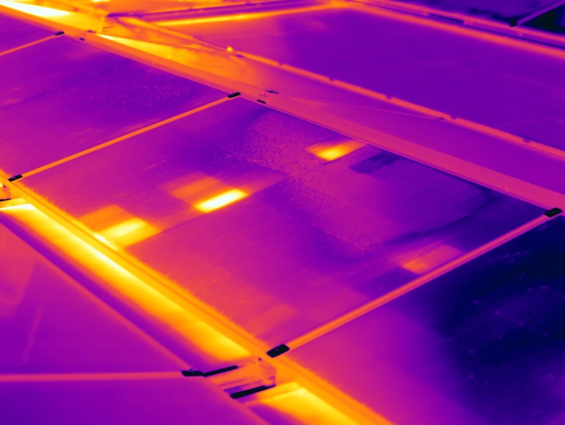 Thermogramm Photovoltaik